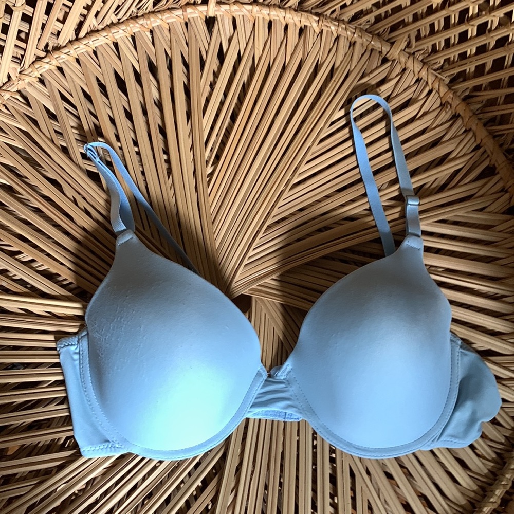 Maidenform Bodymates Baby Blue Bra 36C.